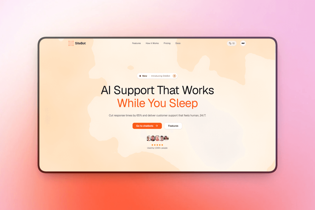SiteBot - Turn any Website or Document into an AI Chatbot